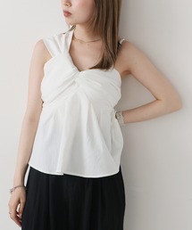 AO2 | Asymmetric design bustier / アシンメトリーデザインビスチェ(ベスト)
