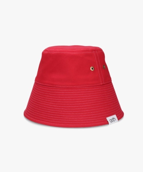 arth（アース）の「arth Canvas Bucket Hat / アース（ハット・レディース・レッド/ホワイト/ライトイエロー・MEDIUM/SMALL）」の2枚目の写真