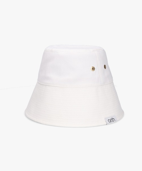 arth（アース）の「arth Canvas Bucket Hat / アース（ハット・レディース・レッド/ホワイト/ライトイエロー・MEDIUM/SMALL）」の4枚目の写真