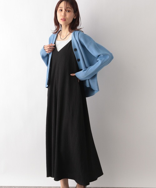 GLOBAL WORK（グローバルワーク）の「2WAYジャガードキャミワンピース/996326（ワンピース・レディース・ブラック/ブラウン/カーキ・FREE）」の8枚目の写真