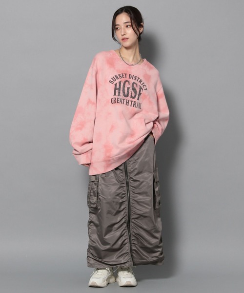 Anui（アニュイ）の「【UNISEX/2サイズ展開】MA1レイヤードスカート（スカート・レディース・ブラック/グレー・MEDIUM/SMALL）」の18枚目の写真