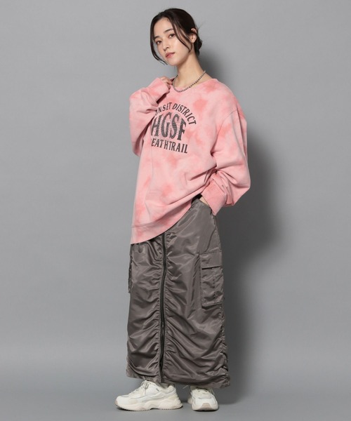 Anui（アニュイ）の「【UNISEX/2サイズ展開】MA1レイヤードスカート（スカート・レディース・ブラック/グレー・MEDIUM/SMALL）」の19枚目の写真