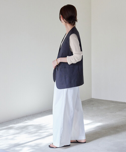SLOBE IENA(スローブイエナ)の「チュールセットプルオーバー(Tシャツ/カットソー・レディース・ブラウン/グリーン/アイボリー・FREE)」の14枚目の写真