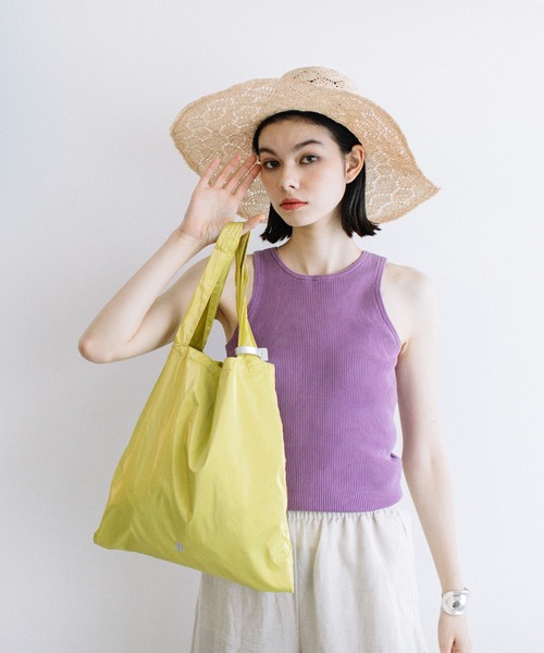 BEAURE ヴュレ ロゴ 刺繍 入り ワッシャー メタリック トート（トートバッグ）｜Beau're（ヴュレ）