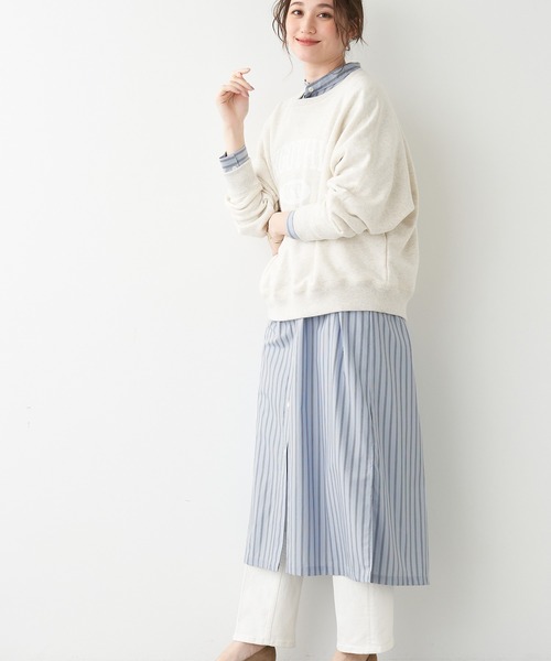 MICA&DEAL⭐︎シャツワンピース MICA&DEAL（マイカ＆ディール）の「スタンドカラーシャツ