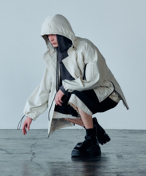 Wizzard(ウィザード)の「Wizzard ウィザード / N-3B JACKET / W24SS-BL030(ミリタリージャケット・メンズ・ブラック/サンドグレー/キナリ・2)」の8枚目の写真