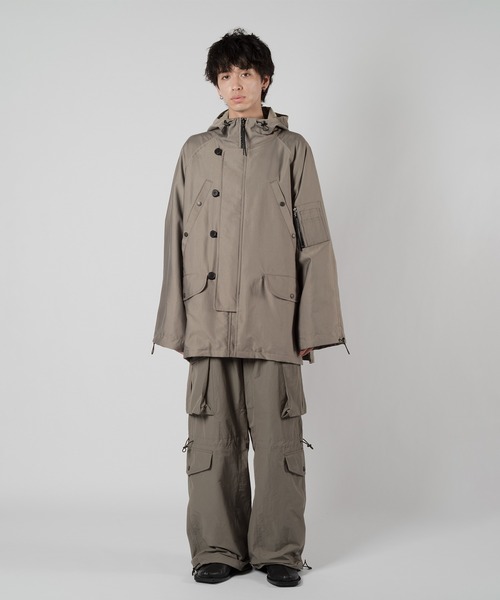 Wizzard(ウィザード)の「Wizzard ウィザード / N-3B JACKET / W24SS-BL030(ミリタリージャケット・メンズ・ブラック/サンドグレー/キナリ・2)」の10枚目の写真