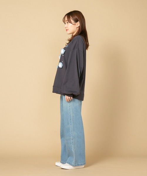 LB/S (エルビーエス)の「【LIVERY/ライブリー】 クマネコまみロンT アニマルシリーズ(Tシャツ/カットソー・レディース・アイボリー/ブラック・FREE)」の21枚目の写真