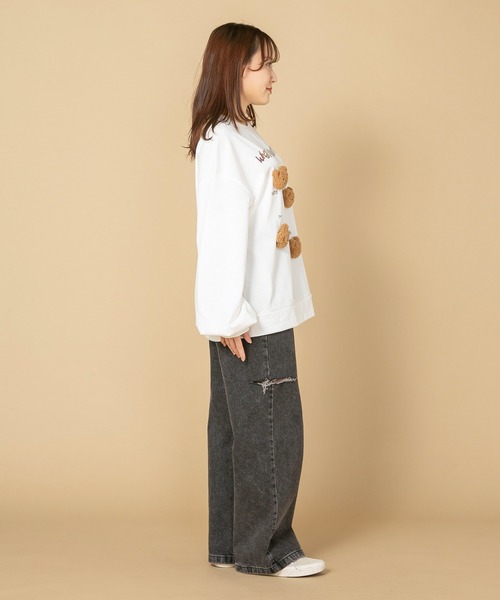 【送料込】新品未使用⭐︎ビースリー　 Aラインブラウス　Lサイズ 送料込】新品未使用⭐︎ビースリー Aラインブラウス Lサイズ