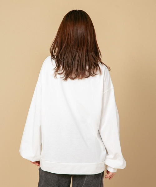 LB/S (エルビーエス)の「【LIVERY/ライブリー】 クマネコまみロンT アニマルシリーズ(Tシャツ/カットソー・レディース・アイボリー/ブラック・FREE)」の12枚目の写真