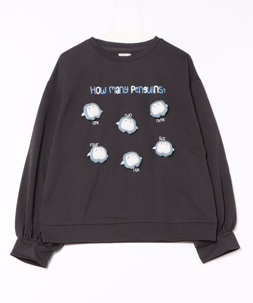tシャツ 「LIVERY/ライブリー」　クマネコまみロンT　アニマルシリーズ レディース LB/S tシャツ 「LIVERY/ライブリー」 クマネコまみロンT