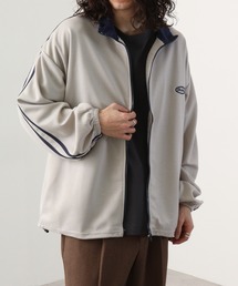 Cardboard switching stand truck jacket / ダンボール切替スタンド トラックジャケット unisex