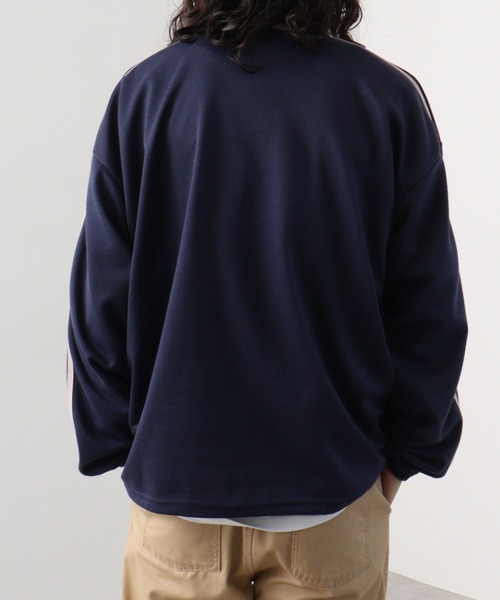 FUNALIVE(ファンアライブ)の「Cardboard switching stand truck jacket / ダンボール切替スタンド トラックジャケット unisex(スウェット・メンズ・ブラック/グレー/ネイビー/オレンジ・M/L/XL)」の18枚目の写真