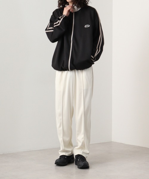 FUNALIVE(ファンアライブ)の「Cardboard switching stand truck jacket / ダンボール切替スタンド トラックジャケット unisex(スウェット・メンズ・ブラック/グレー/ネイビー/オレンジ・M/L/XL)」の10枚目の写真