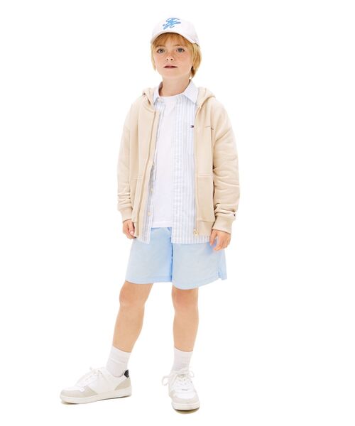 TOMMY HILFIGER（トミーヒルフィガー）の「BOYS レギュラープルオンポプリンショートパンツ（その他パンツ・キッズ・アイボリー/ネイビー/グリーン/ネイビー系/ベージュ・140cm/150cm/160cm/130cm）」の12枚目の写真