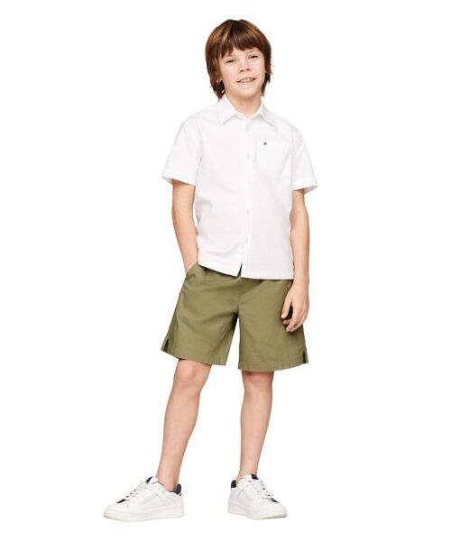 TOMMY HILFIGER（トミーヒルフィガー）の「BOYS レギュラープルオンポプリンショートパンツ（その他パンツ・キッズ・アイボリー/ネイビー/グリーン/ネイビー系/ベージュ・140cm/150cm/160cm/130cm）」の21枚目の写真