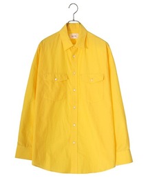 PORT BY ARK | PORT BY ARK / ポートバイアーク：Cotton Silk Parachute L/S Shirt：PO15-SH002[COR](シャツ/ブラウス)
