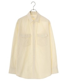 PORT BY ARK | PORT BY ARK / ポートバイアーク：Cotton Silk Parachute L/S Shirt：PO15-SH002[COR](シャツ/ブラウス)