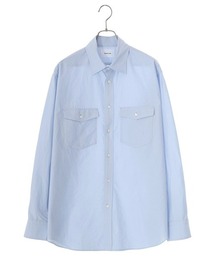 PORT BY ARK / ポートバイアーク：Cotton Silk Parachute L/S Shirt：PO15-SH002[COR]