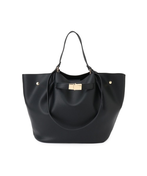 VIS（ビス）の「【A4対応】【軽量】ダブルハンドルトート（トートバッグ・レディース・ブラック/オフホワイト/イエロー系その他3・FREE）」の16枚目の写真