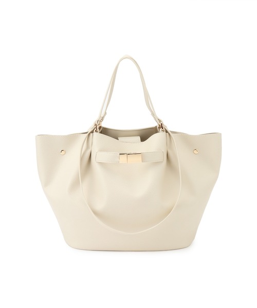 VIS（ビス）の「【A4対応】【軽量】ダブルハンドルトート（トートバッグ・レディース・ブラック/オフホワイト/イエロー系その他3・FREE）」の17枚目の写真