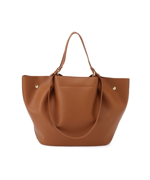 VIS（ビス）の「【A4対応】【軽量】ダブルハンドルトート（トートバッグ・レディース・ブラック/オフホワイト/イエロー系その他3・FREE）」の20枚目の写真