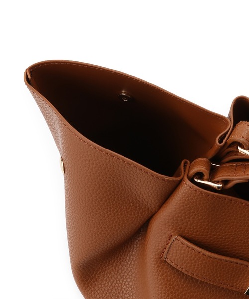 VIS（ビス）の「【A4対応】【軽量】ダブルハンドルトート（トートバッグ・レディース・ブラック/オフホワイト/イエロー系その他3・FREE）」の12枚目の写真