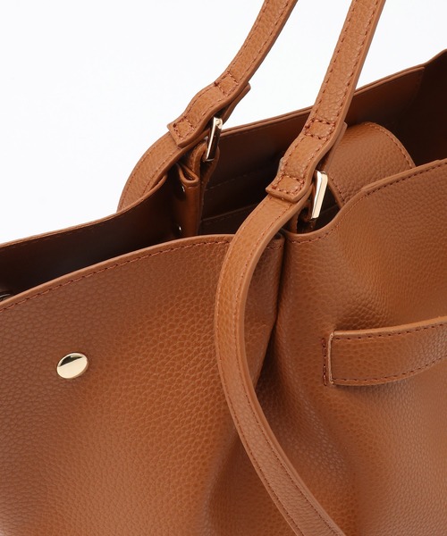 VIS（ビス）の「【A4対応】【軽量】ダブルハンドルトート（トートバッグ・レディース・ブラック/オフホワイト/イエロー系その他3・FREE）」の13枚目の写真