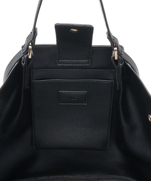 VIS（ビス）の「【A4対応】【軽量】ダブルハンドルトート（トートバッグ・レディース・ブラック/オフホワイト/イエロー系その他3・FREE）」の7枚目の写真