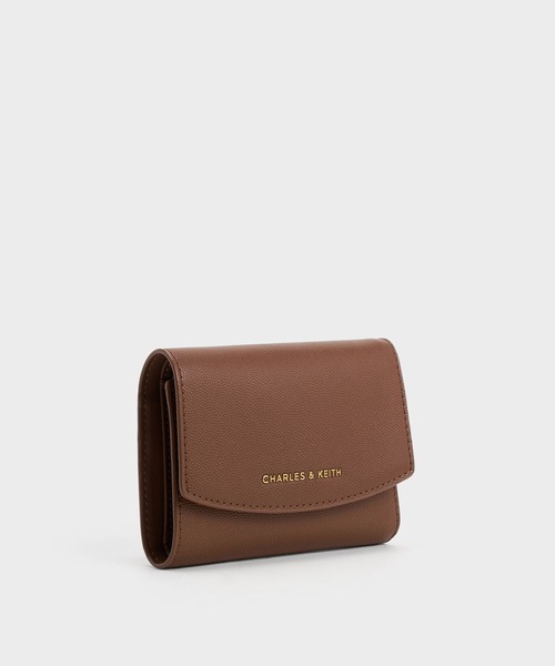 CHARLES & KEITH◆カーブフロント フラップ ウォレット◆送料込 カーブ フロントフラップウォレット（財布）｜CHARLES & KEITH