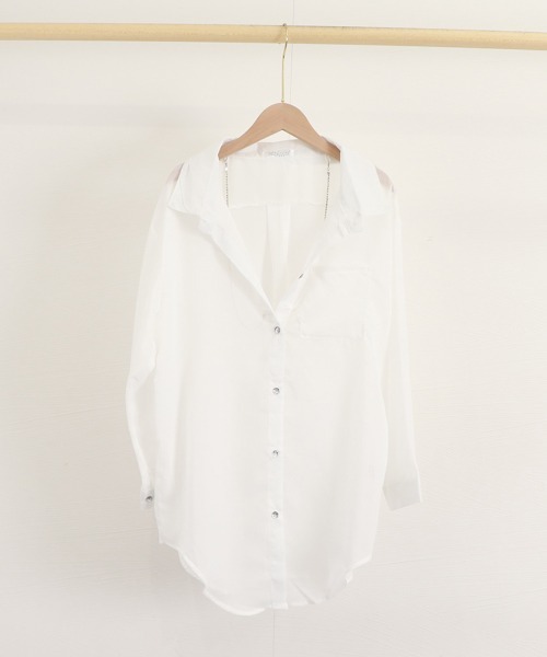 Miniministore（ミニミニストア）の「セクシーランジェリー シャツワンピース夏（インナーウェア/肌着・レディース・ホワイト/ブラック・FREE）」の20枚目の写真