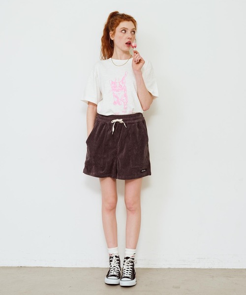 Mark Gonzales（マーク・ゴンザレス）の「CAT SLAB S/S TEE（Tシャツ/カットソー・レディース・ネイビー/ホワイト/ブラウン・M/L）」の20枚目の写真