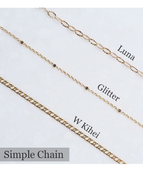 sowi（ソーイ）の「K10　シンプルチェーンコレクション　リング　8・9・10（リング・レディース・ゴールド/ゴールド系その他2/ゴールド系その他3・ﾌﾘ-）」の15枚目の写真