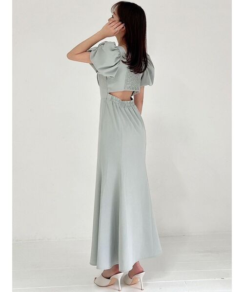 【セール】バブルスリーブマーメイドワンピース（ワンピース）｜RESEXXY（リゼクシー）