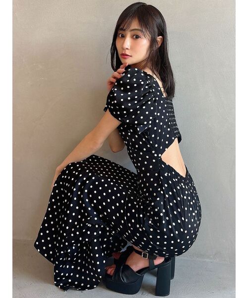 【セール】バブルスリーブマーメイドワンピース（ワンピース）｜RESEXXY（リゼクシー）