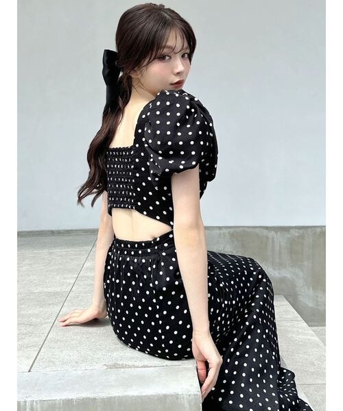 【セール】バブルスリーブマーメイドワンピース（ワンピース）｜RESEXXY（リゼクシー）