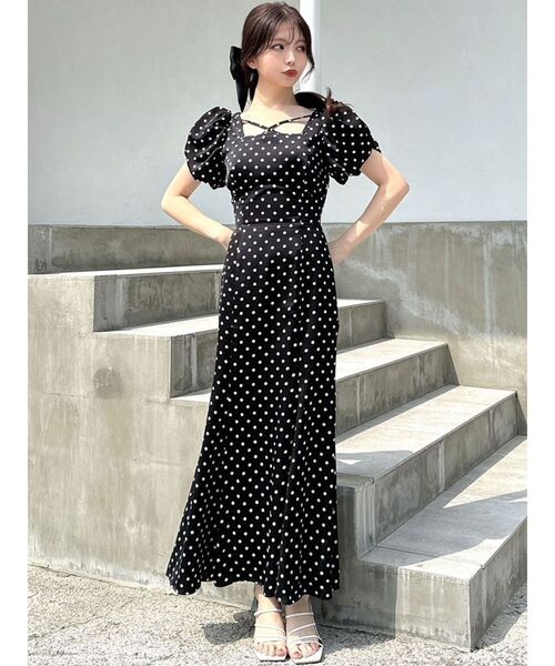 【セール】バブルスリーブマーメイドワンピース（ワンピース）｜RESEXXY（リゼクシー）