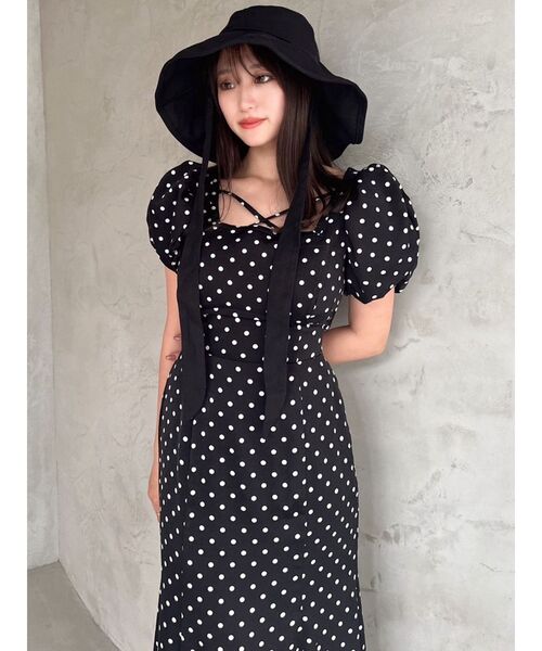 【セール】バブルスリーブマーメイドワンピース（ワンピース）｜RESEXXY（リゼクシー）