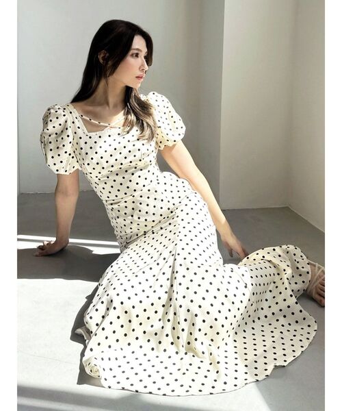 【セール】バブルスリーブマーメイドワンピース（ワンピース）｜RESEXXY（リゼクシー）