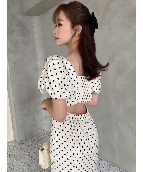 【セール】バブルスリーブマーメイドワンピース（ワンピース）｜RESEXXY（リゼクシー）