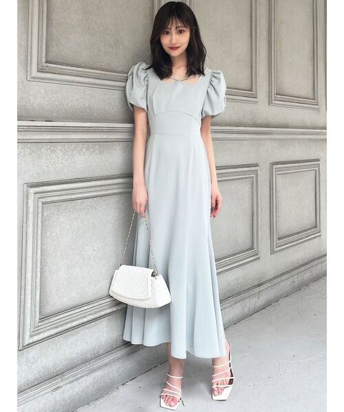 【セール】バブルスリーブマーメイドワンピース（ワンピース）｜RESEXXY（リゼクシー）