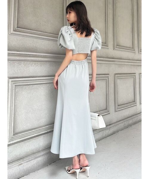 【セール】バブルスリーブマーメイドワンピース（ワンピース）｜RESEXXY（リゼクシー）