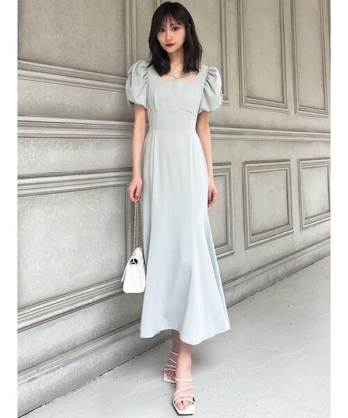 【セール】バブルスリーブマーメイドワンピース（ワンピース）｜RESEXXY（リゼクシー）