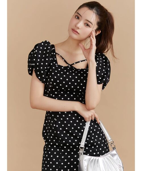 【セール】バブルスリーブマーメイドワンピース（ワンピース）｜RESEXXY（リゼクシー）