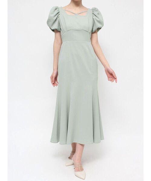 【セール】バブルスリーブマーメイドワンピース（ワンピース）｜RESEXXY（リゼクシー）