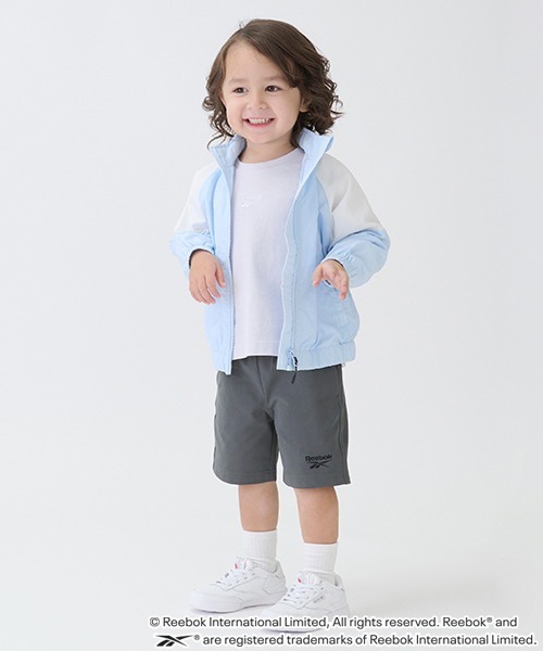 petit main(プティマイン)の「【Reebok】切替ナイロンジャケット(ナイロンジャケット・キッズ・ネイビー/ライトピンク/ライトブルー・90cm/100cm/110cm/120cm/130cm/140cm)」の8枚目の写真