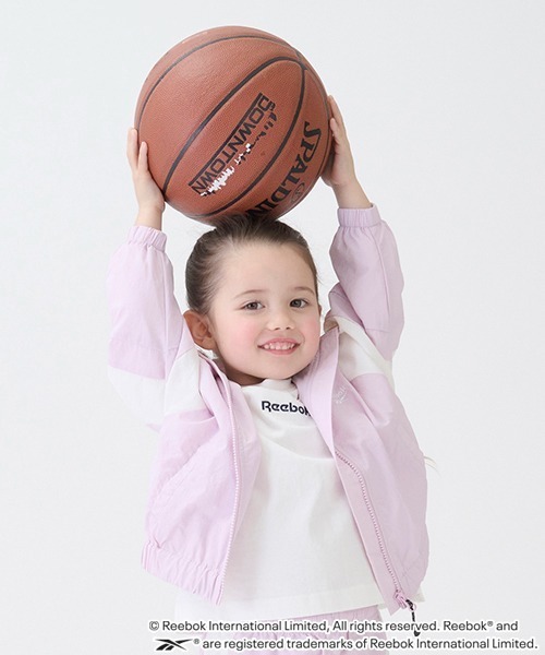 petit main(プティマイン)の「【Reebok】切替ナイロンジャケット(ナイロンジャケット・キッズ・ネイビー/ライトピンク/ライトブルー・90cm/100cm/110cm/120cm/130cm/140cm)」の9枚目の写真