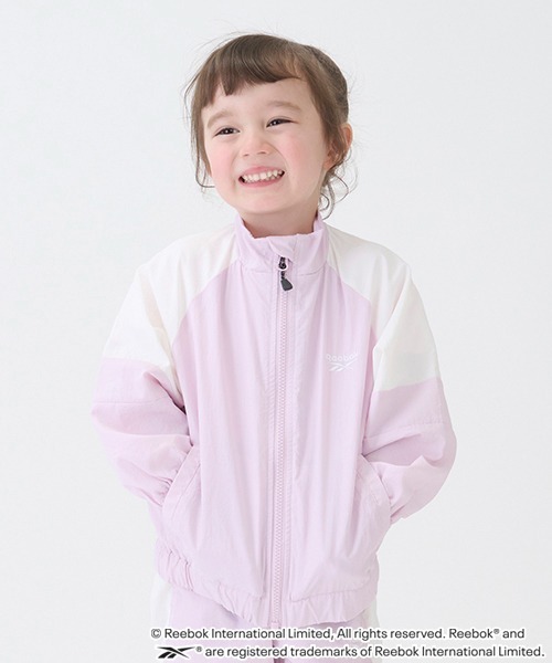 petit main(プティマイン)の「【Reebok】切替ナイロンジャケット(ナイロンジャケット・キッズ・ネイビー/ライトピンク/ライトブルー・90cm/100cm/110cm/120cm/130cm/140cm)」の13枚目の写真