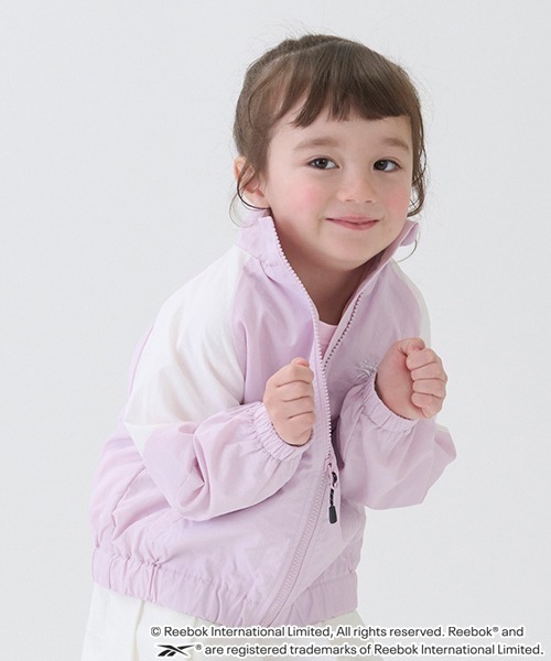 petit main(プティマイン)の「【Reebok】切替ナイロンジャケット(ナイロンジャケット・キッズ・ネイビー/ライトピンク/ライトブルー・90cm/100cm/110cm/120cm/130cm/140cm)」の15枚目の写真