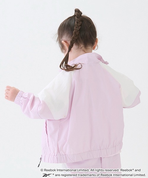 petit main(プティマイン)の「【Reebok】切替ナイロンジャケット(ナイロンジャケット・キッズ・ネイビー/ライトピンク/ライトブルー・90cm/100cm/110cm/120cm/130cm/140cm)」の16枚目の写真